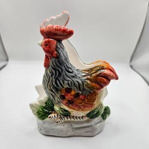 Vintage Rooster Napkin holder